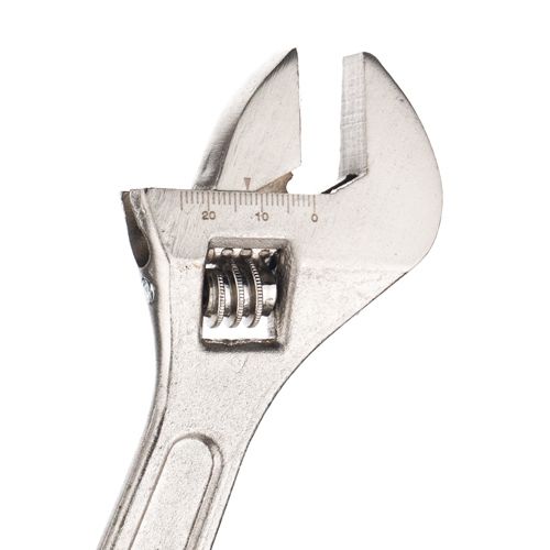 Ключ разводной 200 мм, никелированный, 1/6/120