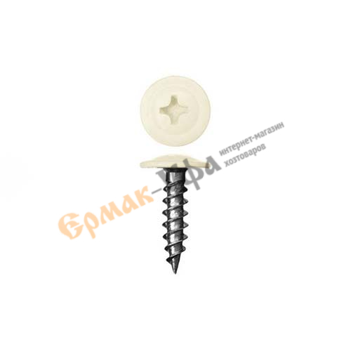Саморез прессшайба острый 4,2х19 RAL-1014 слоновая кость, 1000шт, 1/