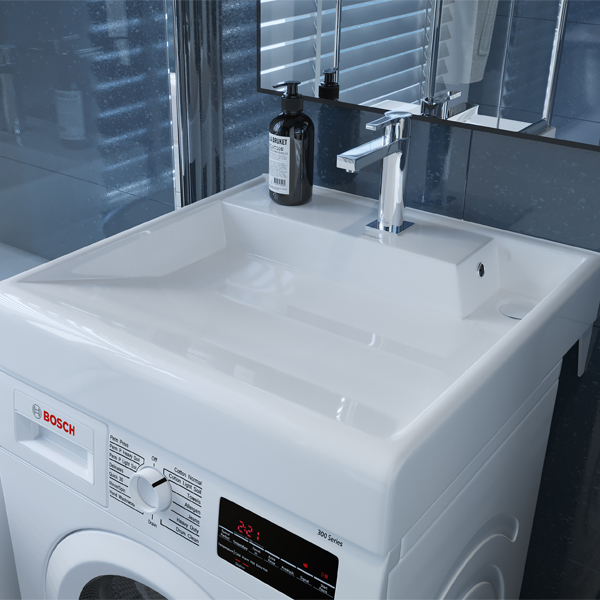 Раковина над стиральной машиной, Престиж - 60*60, ш*г, с кронштейнами, Kirovit