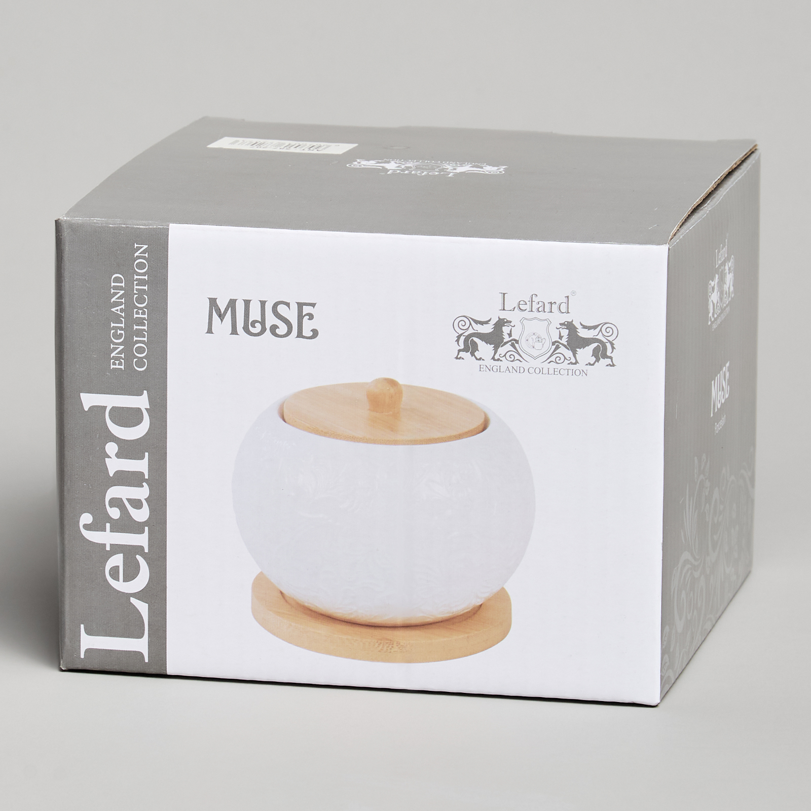 САХАРНИЦА LEFARD, MUSE, С ДЕР.КРЫШКОЙ НА ДЕР.ПОДСТАВКЕ 12*9, 5 СМ 450 МЛ