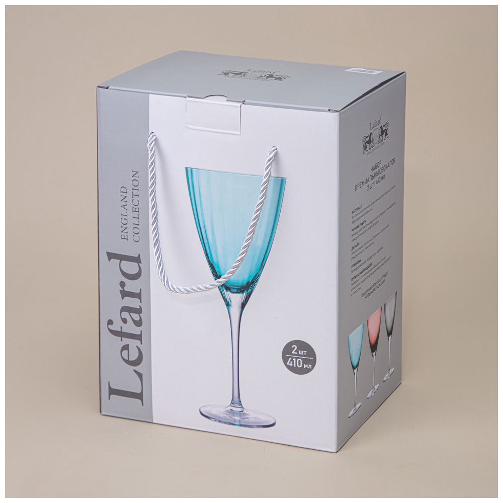 НАБОР БОКАЛОВ ДЛЯ ВИНА ИЗ 2 ШТ, MIRAGE, PURPLE 410 МЛ