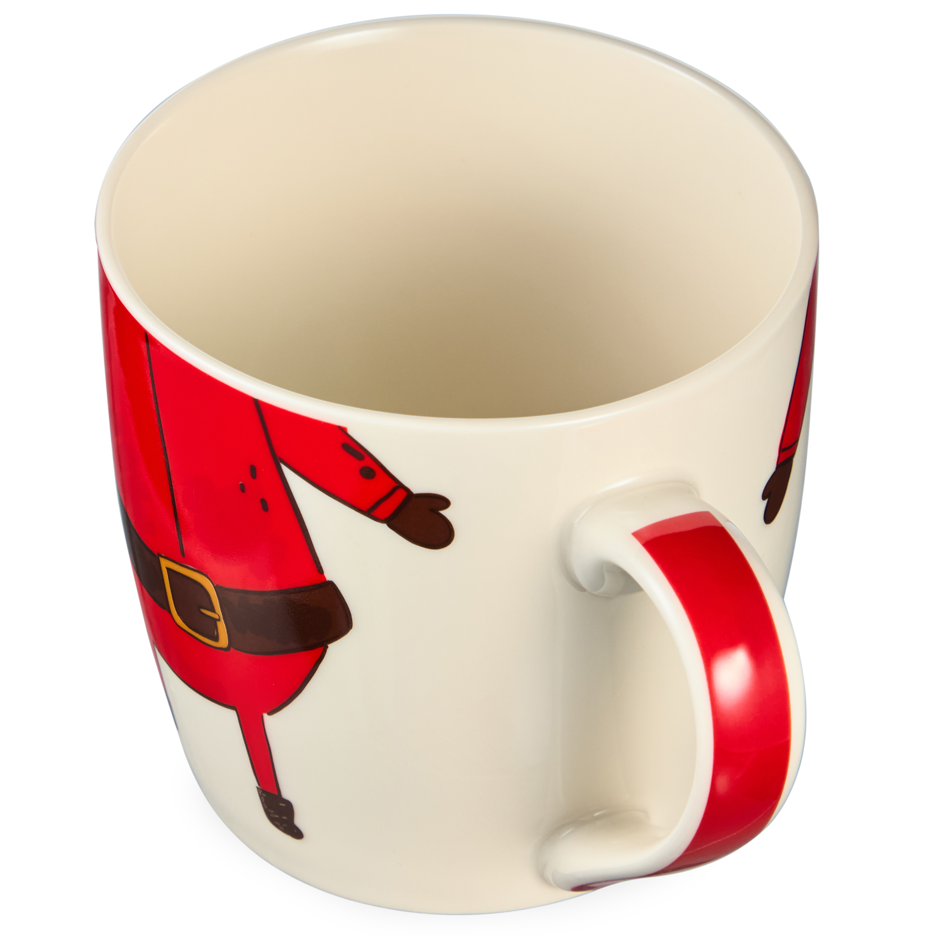 НАБОР ПОСУДЫ LEFARD, ДЕД МОРОЗ, 2 ПР., КРУЖКА 360МЛ, САЛАТНИК 500МЛ