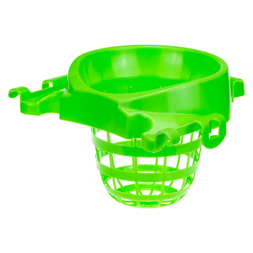 Ведро для уборки 9,5л прямоугольное с отжимом, ярко-зеленый, 1/15