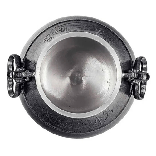 Казан 8,0 л Афганский черный с боковыми ручками, алюминевый Rashko Baba, 1/6