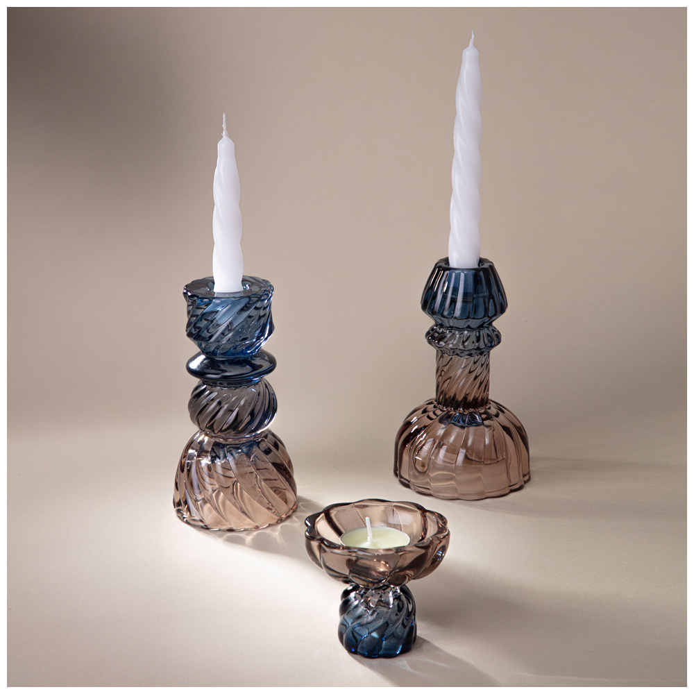 Подсвечник, CRYSTAL COLORS, 8, 5Х8, 5Х14 см