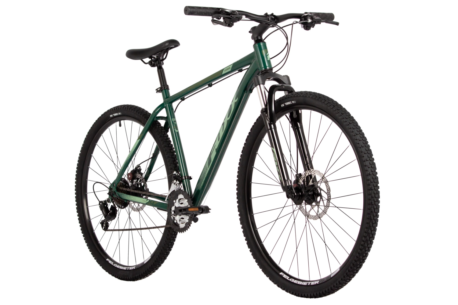 Велосипед FOXX 29, CAIMAN зеленый, сталь, размер 22