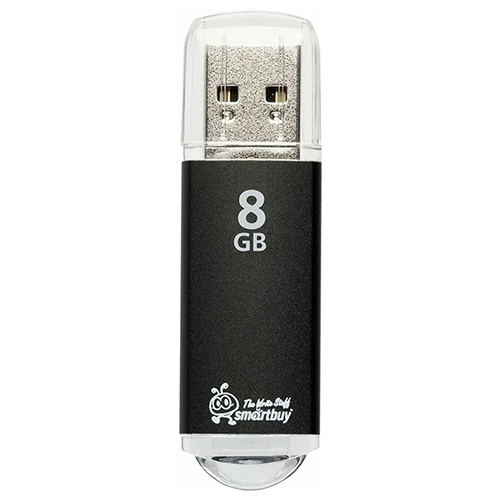 Флешка, USB накопитель, 8Gb Smartbuy V-Cut, цвета в ассорт. , SB8GBVC-K, 1/5