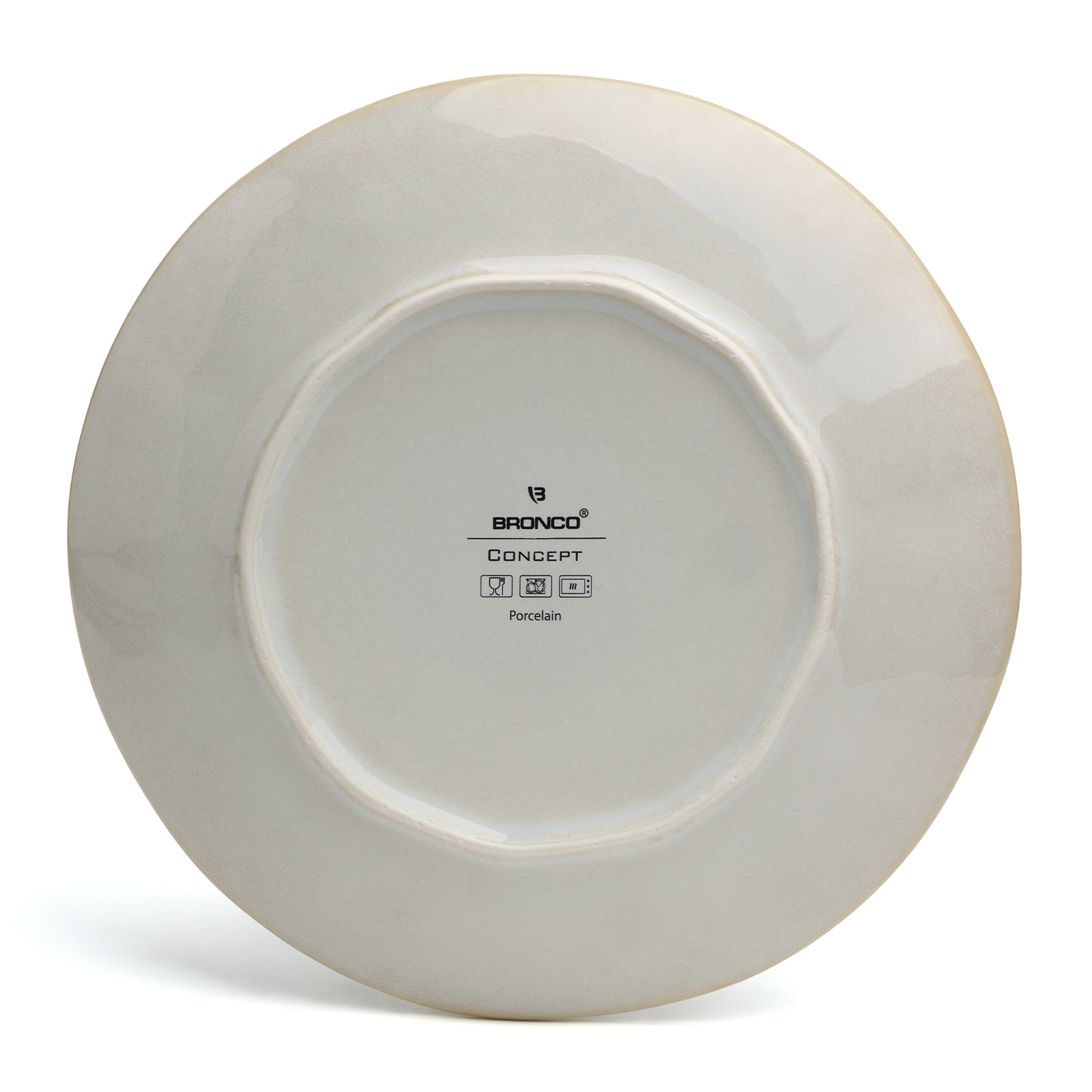 НАБОР ТАРЕЛОК ЗАКУСОЧНЫХ BRONCO, CONCEPT, 4 ШТ. 22 СМ БЕЖЕВЫЙ