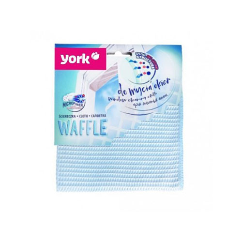 Салфетка универсальная вафельная для окон YORK, 5/24