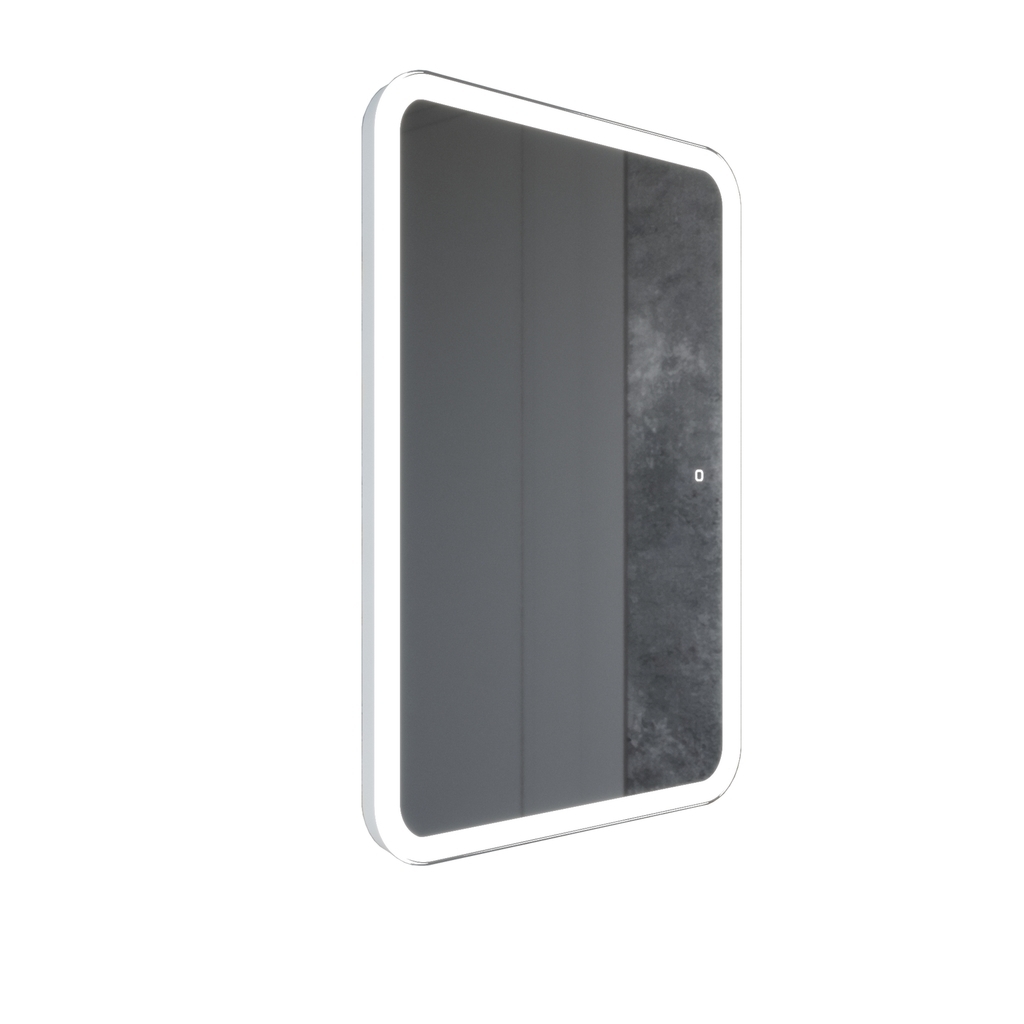 Зеркало MIXLINE, Стив, 500*700, ШВ сенсорный выключатель, светодиодная подсветка, гор/верт крепеж