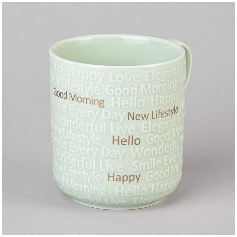 НАБОР КРУЖЕК LEFARD, GOOD MORNING, НА МЕТАЛЛ. ПОДСТАВКЕ 4 ШТ. 330 МЛ МИКС ЦВЕТОВ, КОР=4НАБ.