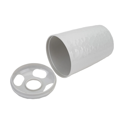 Стакан для зубных щеток 350 мл Homver Tule 221303921/03, светло-серый