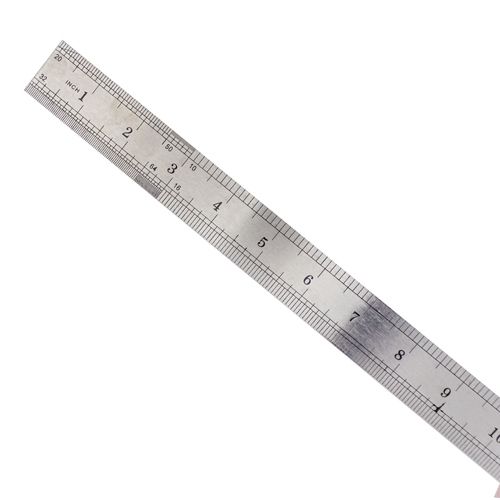 Линейка металлическая 1 метр, 1/120