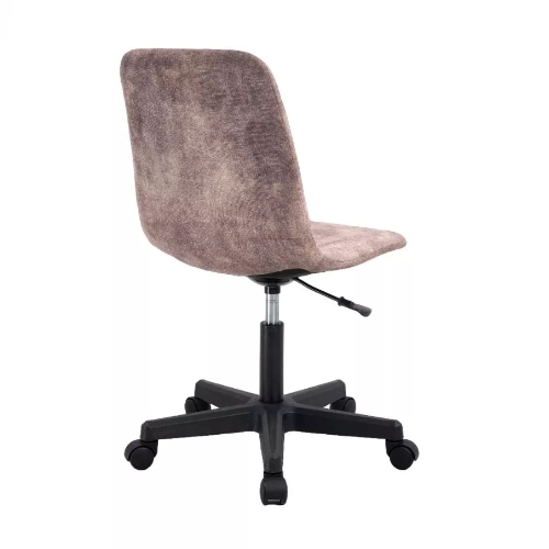 Кресло офисное, компьютерное TRON B1 велюр Standard, хром, темно бежевый