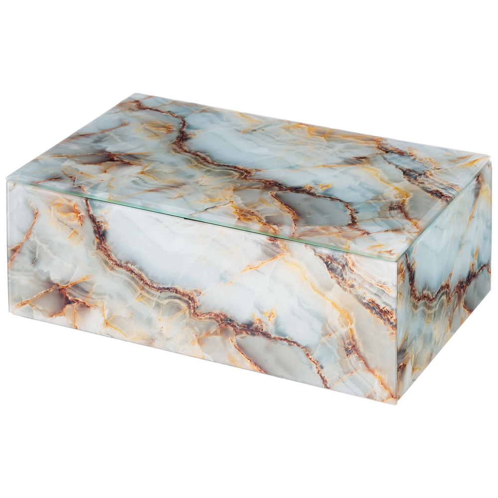 НАБОР ШКАТУЛОК ИЗ 2-Х ШТ КОЛЛЕКЦИЯ, МРАМОР, 21*12**6, 5 СМ / 23*15*8, 5 СМ