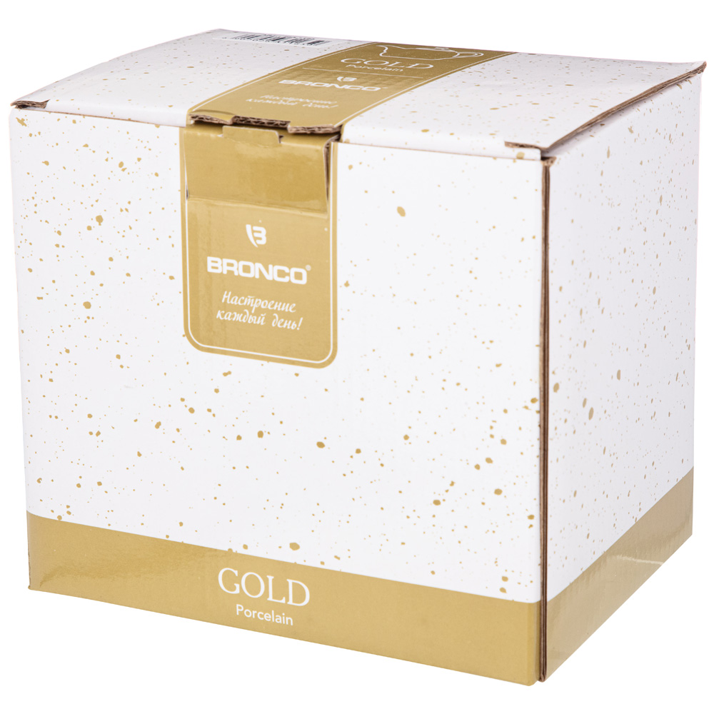 ЧАЙНИК BRONCO, GOLD, 1000 МЛ, КОР=18ШТ.