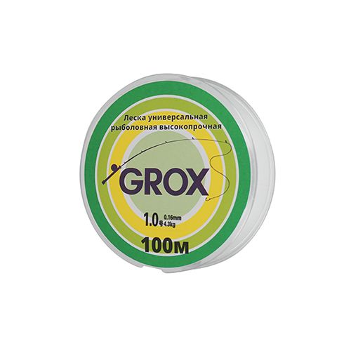 Леска GROX Strong Универсальная 0,16х100м, 4,3кг 1/500