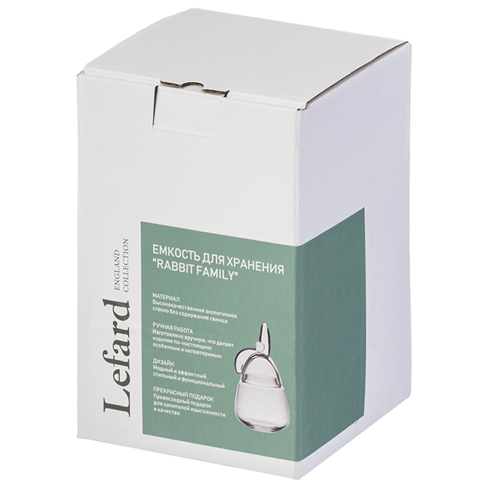 ЕМКОСТЬ ДЛЯ ХРАНЕНИЯ, RABBIT FAMILY, 500 МЛ/10, 4*10, 4*19 СМ