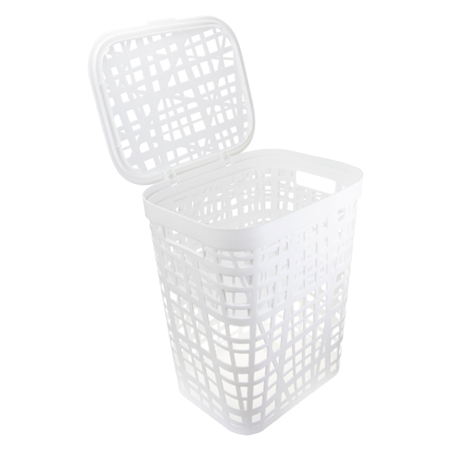 Корзина для белья 55 л IDEA ХАОС М 2619, белый