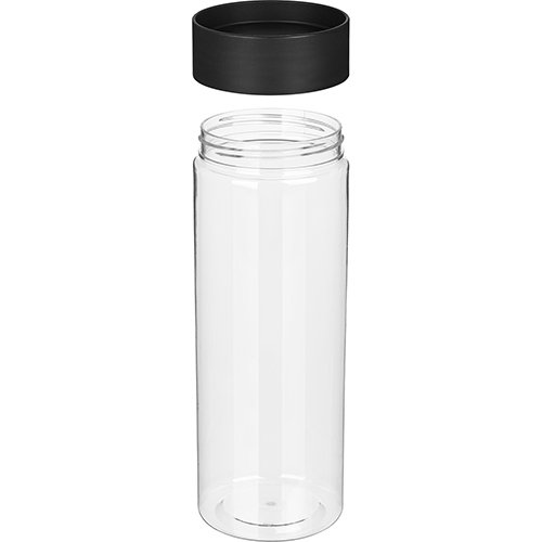 Емкость для сыпучих продуктов 1.5 л Homver Asti 221102830/02, черная