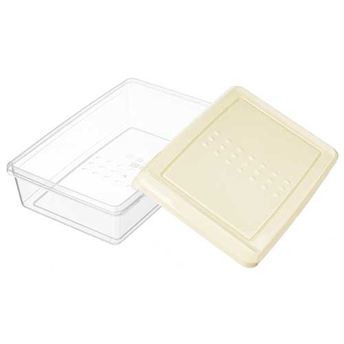 Контейнер для продуктов 0.75 л Homver Asti 221100125/01 прямоугольный, светло-бежевый