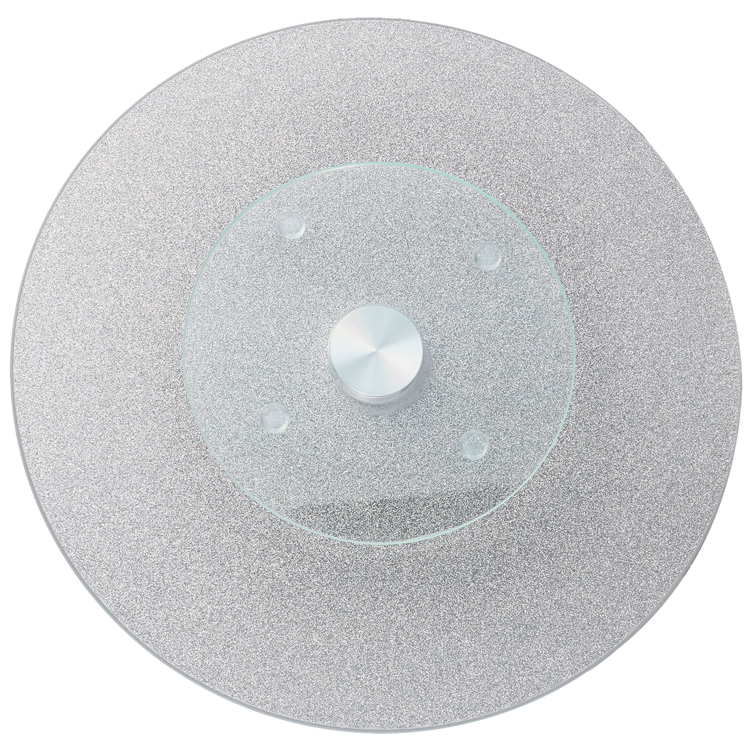 ТОРТОВНИЦА ВРАЩАЮЩАЯСЯ, SILVER MIRROR, 30 СМ