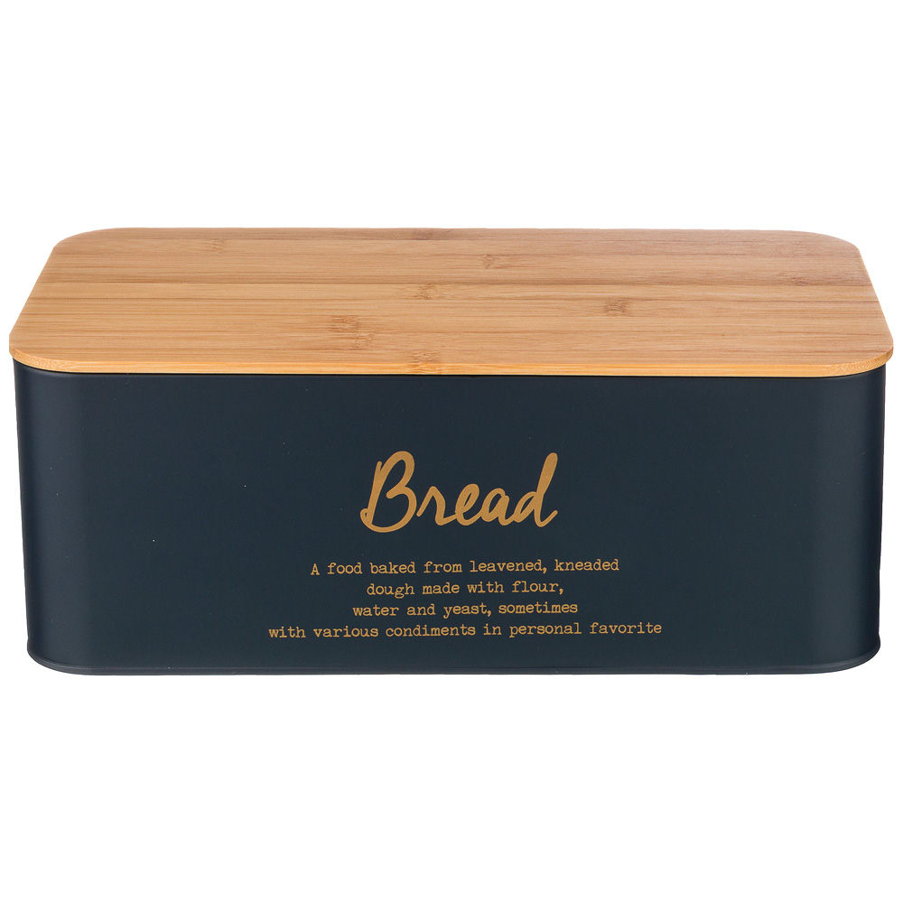 НАБОР ХЛЕБНИЦА 2 в 1 AGNESS, NAVY STYLE, 6 Л 34*18*12, 5 СМ, БАНКА ДЛЯ СЫПУЧИХ 1, 1 Л 10*10*14 СМ 3 ШТ