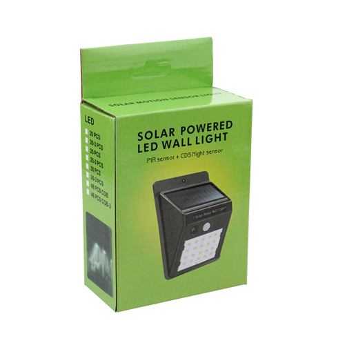 Фонарь светодиодный на солнечной батарее с датчиком движения 40 LED, 1/100