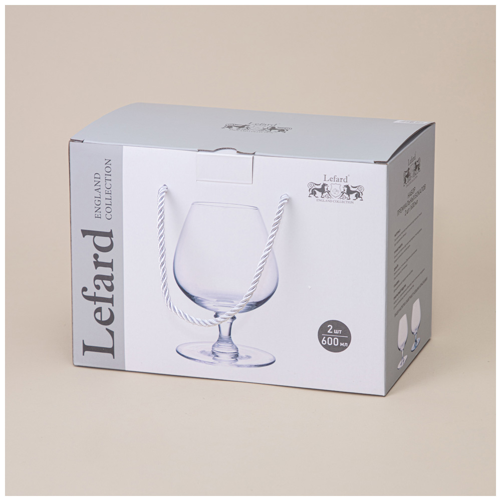 НАБОР БОКАЛОВ ДЛЯ КОНЬЯКА ИЗ 2 ШТ, CRAZY BALANCE, 600 МЛ