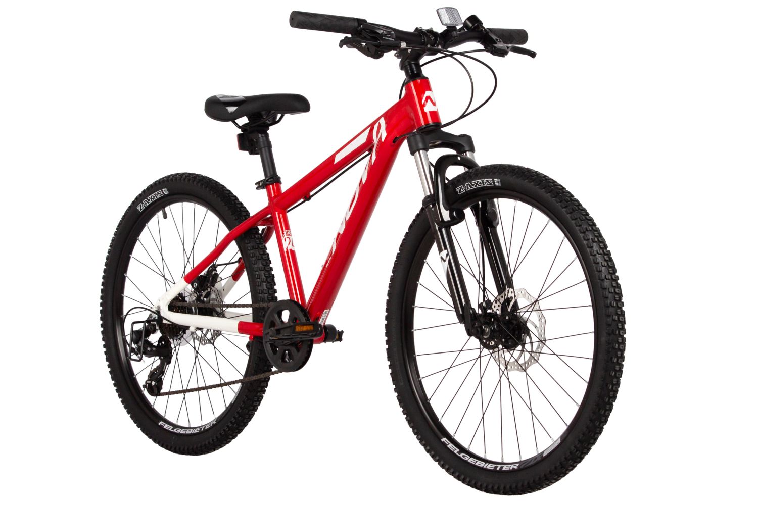 Велосипед NOVATRACK 24, EXTREME, алюм.рама 13,  красный, 7-скор, TY300/EF41/TZ500, диск.торм.STG