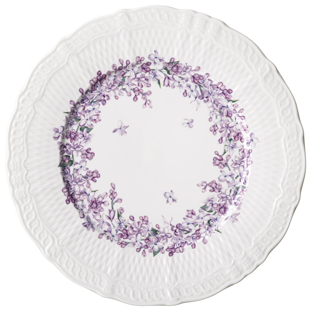 НАБОР ТАРЕЛОК ОБЕДЕННЫХ LEFARD  "LILAC" 2 ШТ. 25,5 СМ (КОР=12НАБ.)