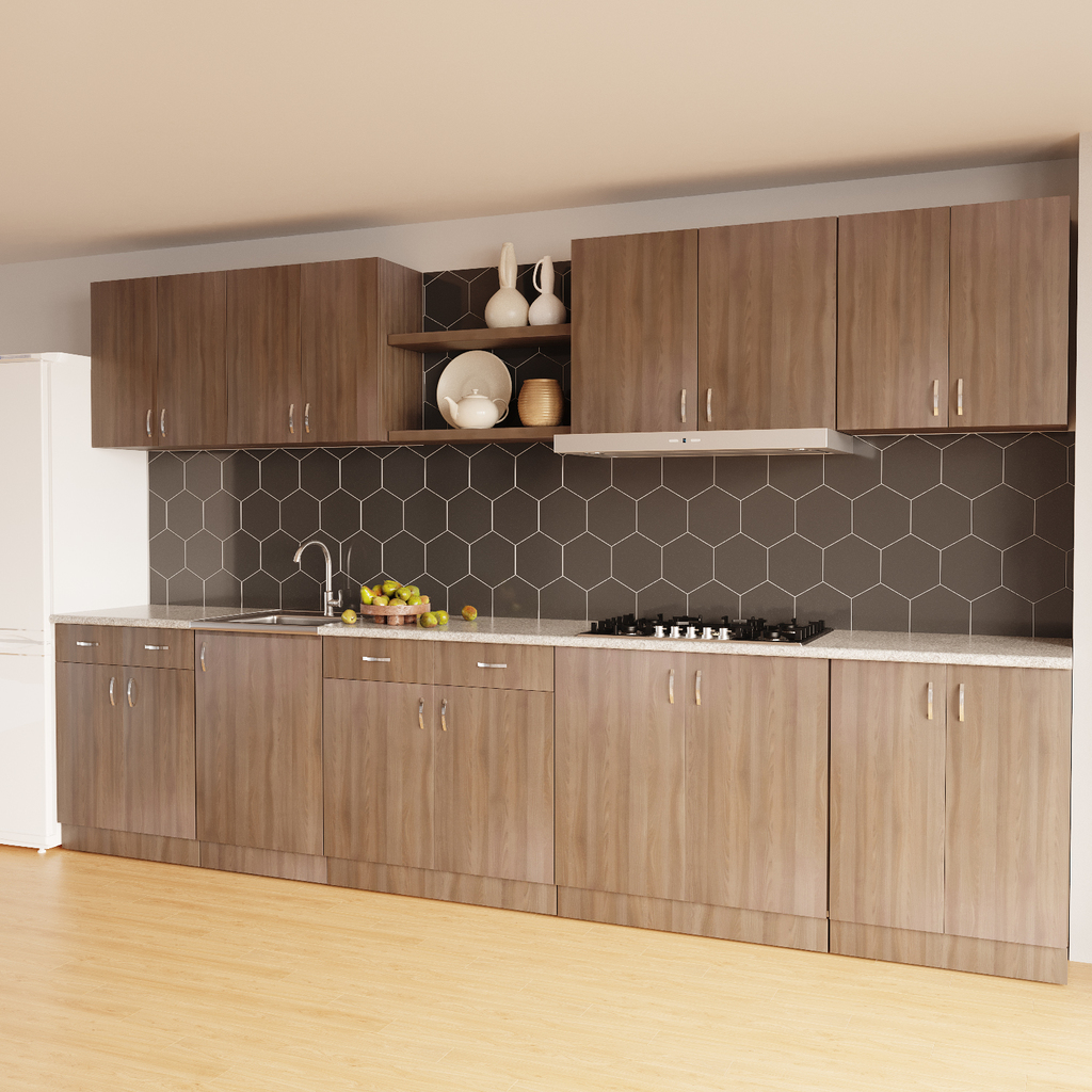 Стол разделочный 40 шимо/ясень темный, 1 ящик