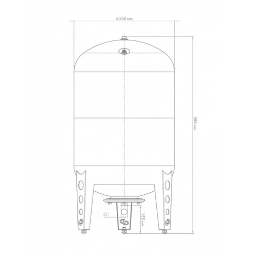 Гидроаккумулятор ВП 50 Джилекс