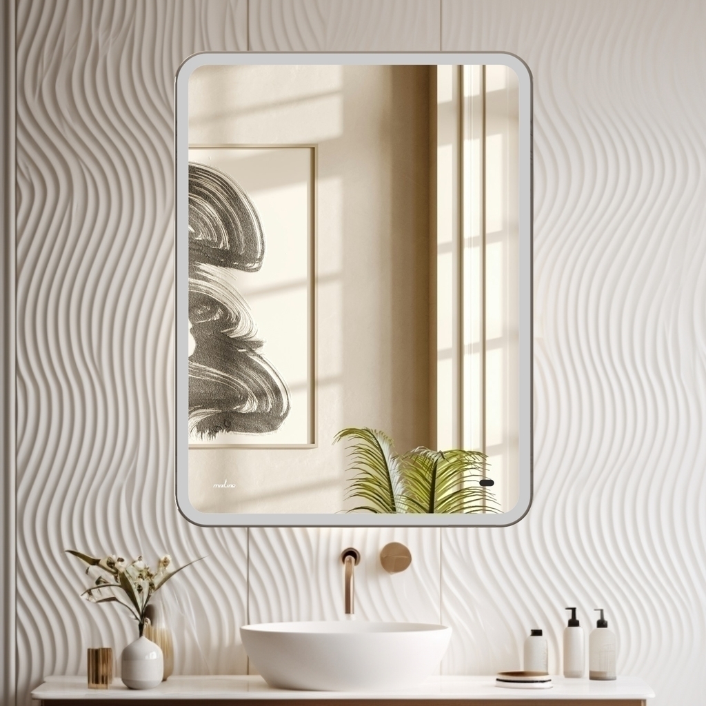 Зеркало MIXLINE, Турин-2, 600*800, ШВ бесконтактный сенсор, светодиодная подсветка+подогрев НОВИНКА