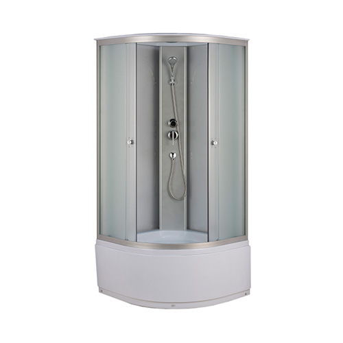 Душевая кабина 80*80*215см ВМ 820 выс. поддон, перед. ст- матовые, задние ст- матовые, 1/1