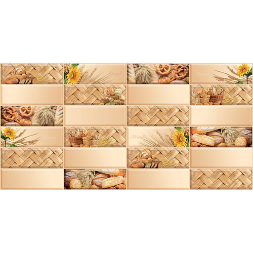 Панель ПВХ АРТ Плитка Хлебная корзина 955*480мм, 10/10