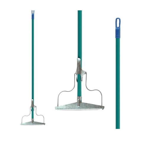 Швабра-тряпкодержатель 1200*190*20мм металлический черенок, металлическое основание, Летяга, цвет в ассортименте Екатеринбург, 10/10