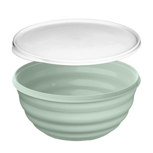 Миска с крышкой 1.1 л Homver Latina 222136517/03, светло-зеленая