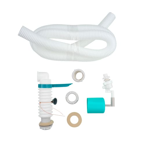 Бачок для унитаза пластм. верх. располож. , БВ, в компл. с арматурой и сливн. трубой d-40 L-2000мм, арт. 268, 1/8