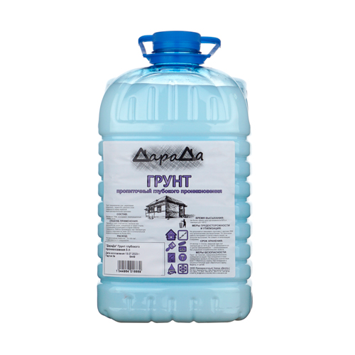 Грунт пропиточный глубокого проникновения 5л, ДАРАДА, 1/1
