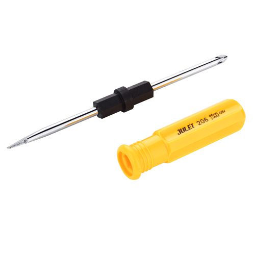 Отвертка 2в1 размер L 18 см Большая двойного назначения - +, 12/360