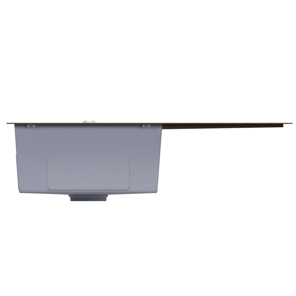 Мойка настол.монтаж 78х50, 3, 0 лев. вып 3 1/2 MIXLINE PRO 20см с сифоном, бронза