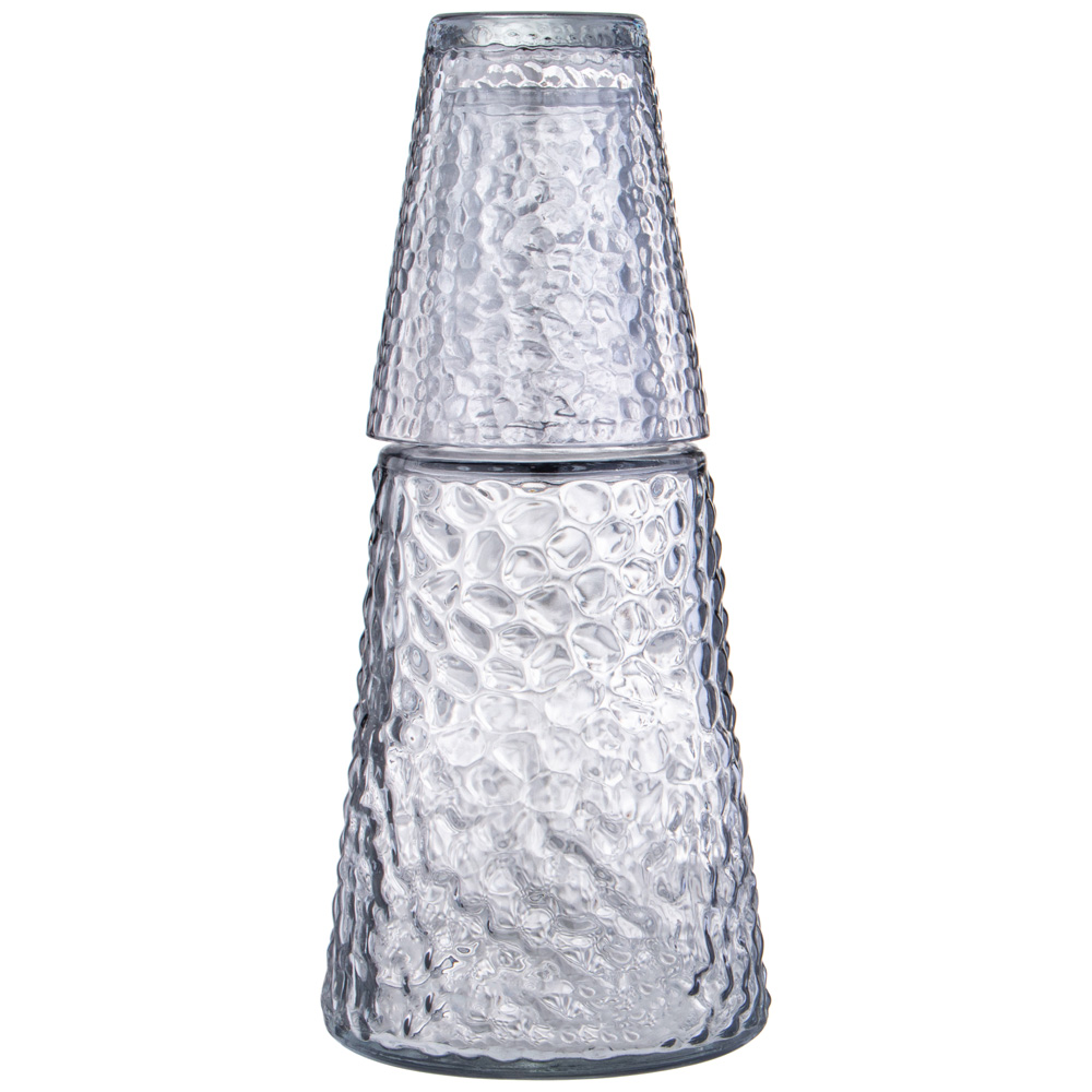 ГРАФИН С КРЫШКОЙ-СТАКАНОМ AGNESS, GREY, 800 МЛ