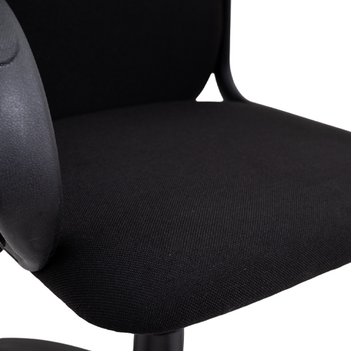 Кресло офисное, компьютерное TRON С1 ткань рогожка Prestige, 63.5х48х48 см, черный