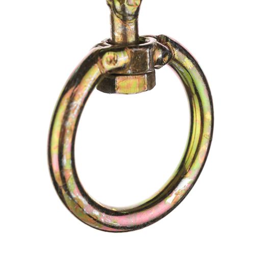 Карабин для животных Вертлюг №10 желтый, 10/50/500