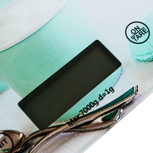 Весы кухонные электронные 7 кг 15Х20 стекло, 1/40