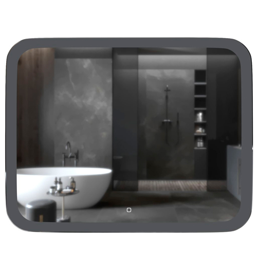 Зеркало MIXLINE, Стив, 1000*800, ШВ сенсорный выключатель, светодиодная подсветка