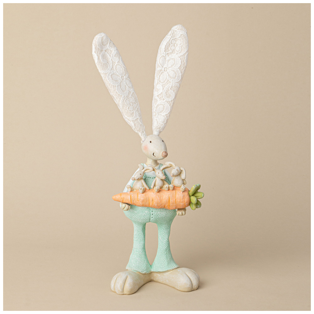 ФИГУРКА ДЕКОРАТИВНАЯ КРОЛИК 11X8X29.5СМ