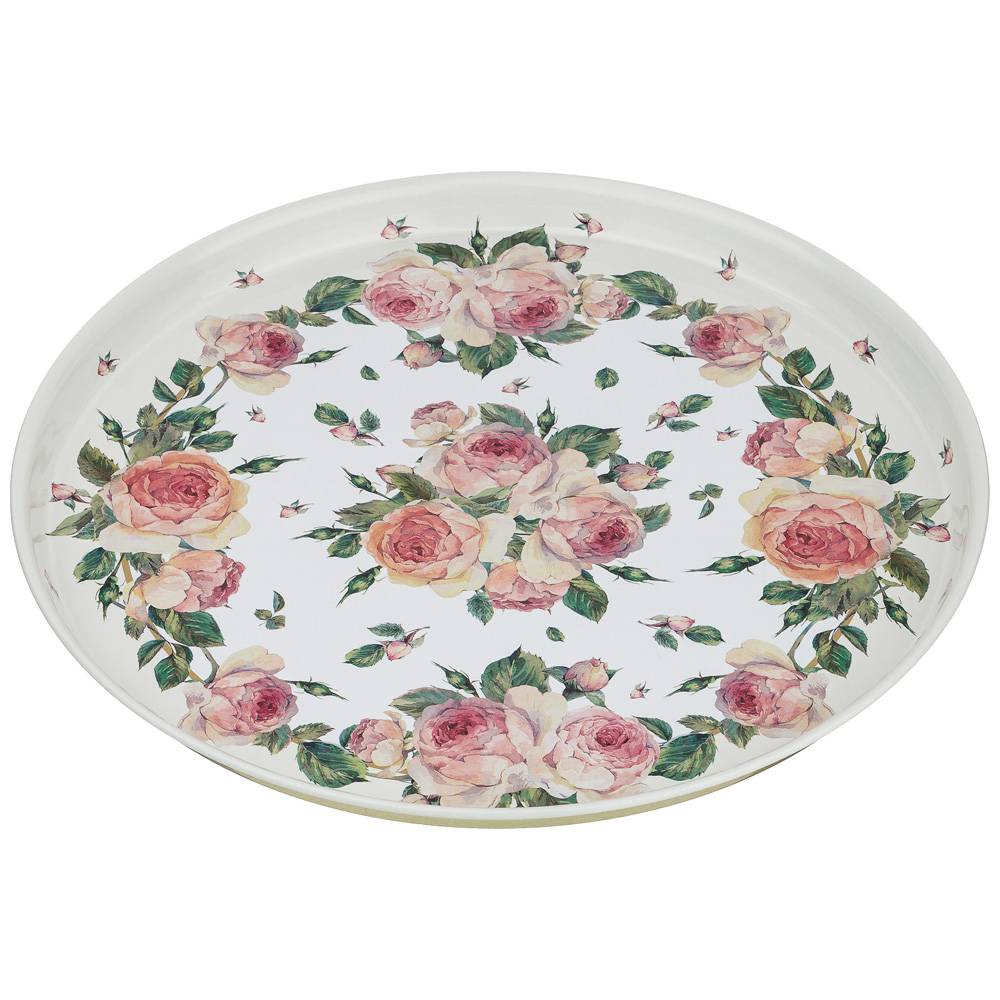 ПОДНОС СЕРВИРОВОЧНЫЙ AGNESS, ПИОНЫ, 33*2, 1 СМ