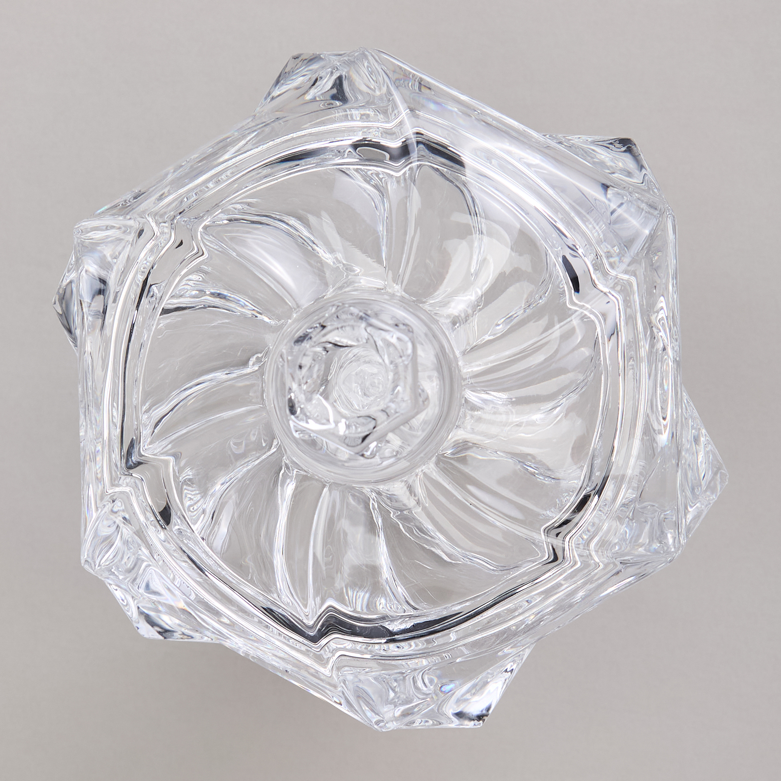 БЛЮДО С КРЫШКОЙ НА НОЖКЕ, BOHEMA, ДИАМЕТР=11, 5 СМ ВЫСОТА=16, 5 СМ